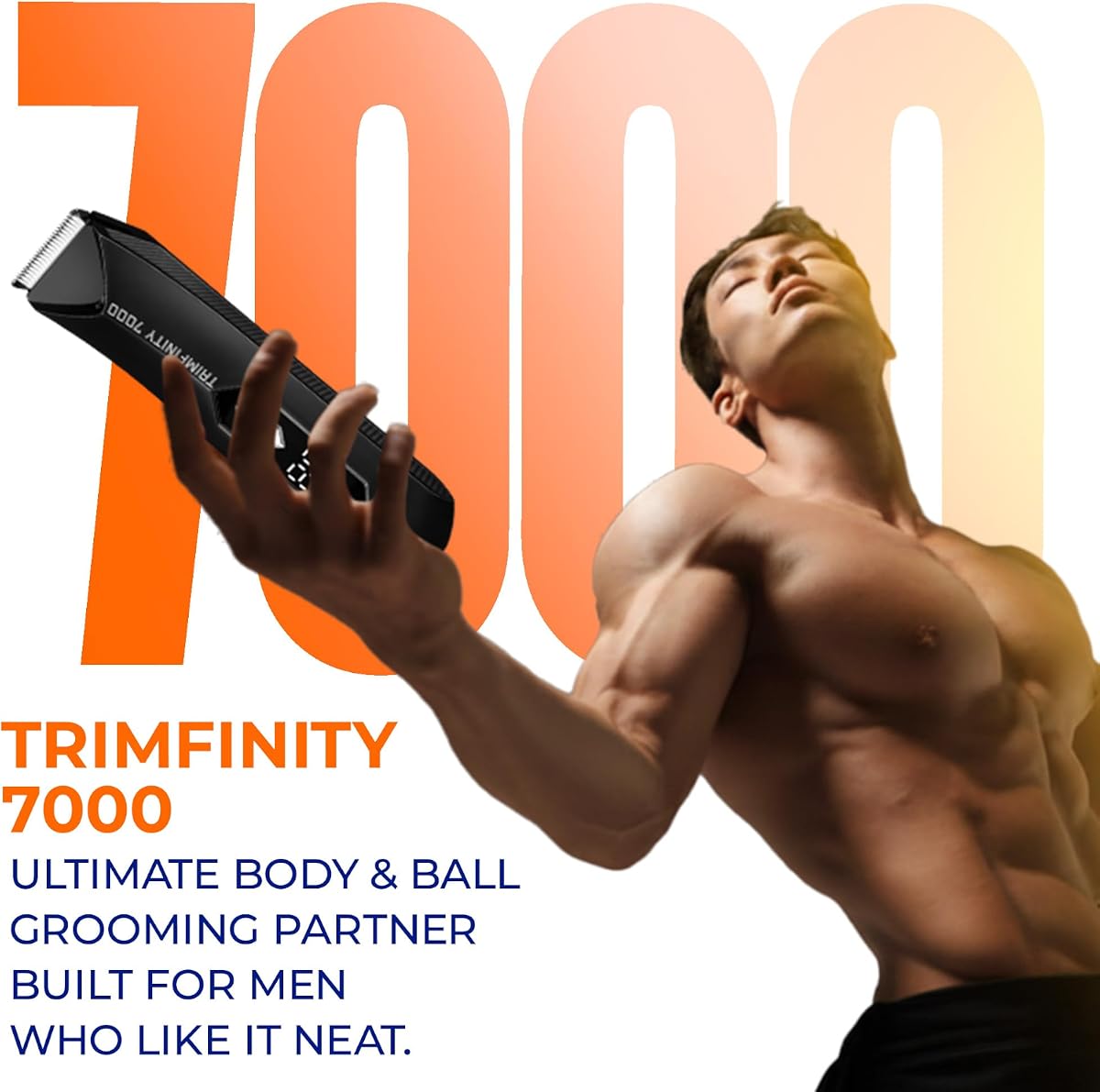 Urban Gabru Trimfinty 7000 - Men's Waterproof Body Trimmer with Ceramic Blades - Image 2