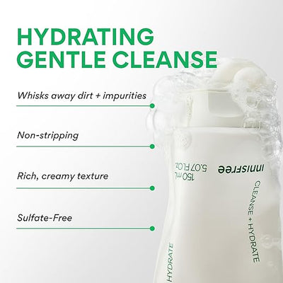 Innisfree Green Tea Amino Cleansing Foam - Face Cleanser with Green Tea, 150g - Image 6