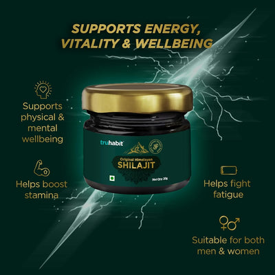 Truhabit Himalayan Shilajit Resin - Pure Ayurvedic Stamina Booster, 20g - Image 2