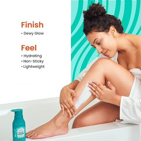 Foxtale Hydrating Body Lotion 72 Hr Hydration, Lightweight Serum-In-Lotion With Hyaluronic Acid & Ceramides