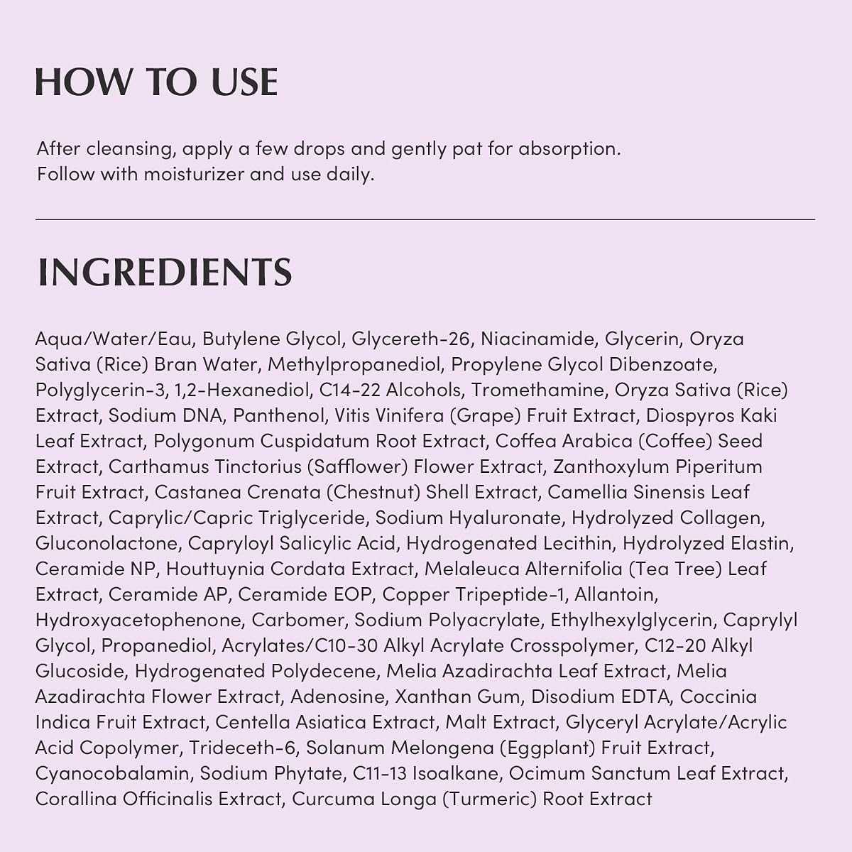 Eqqualberry Purple PDRN Serum - Vegan Collagen, Niacinamide & CICA, 30ml - Image 8
