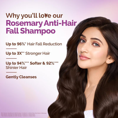 Mamaearth Rosemary Anti-Hairfall Shampoo with Methi Dana - 400ml - Image 3