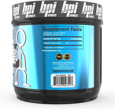 Bpi Sports Micronized Creatine - Unflavored Powder, 120 Servings - Image 2