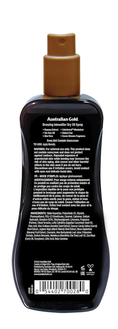 Australian Gold Bronzing Intensifier Dry Oil Spray 237ml - Image 2