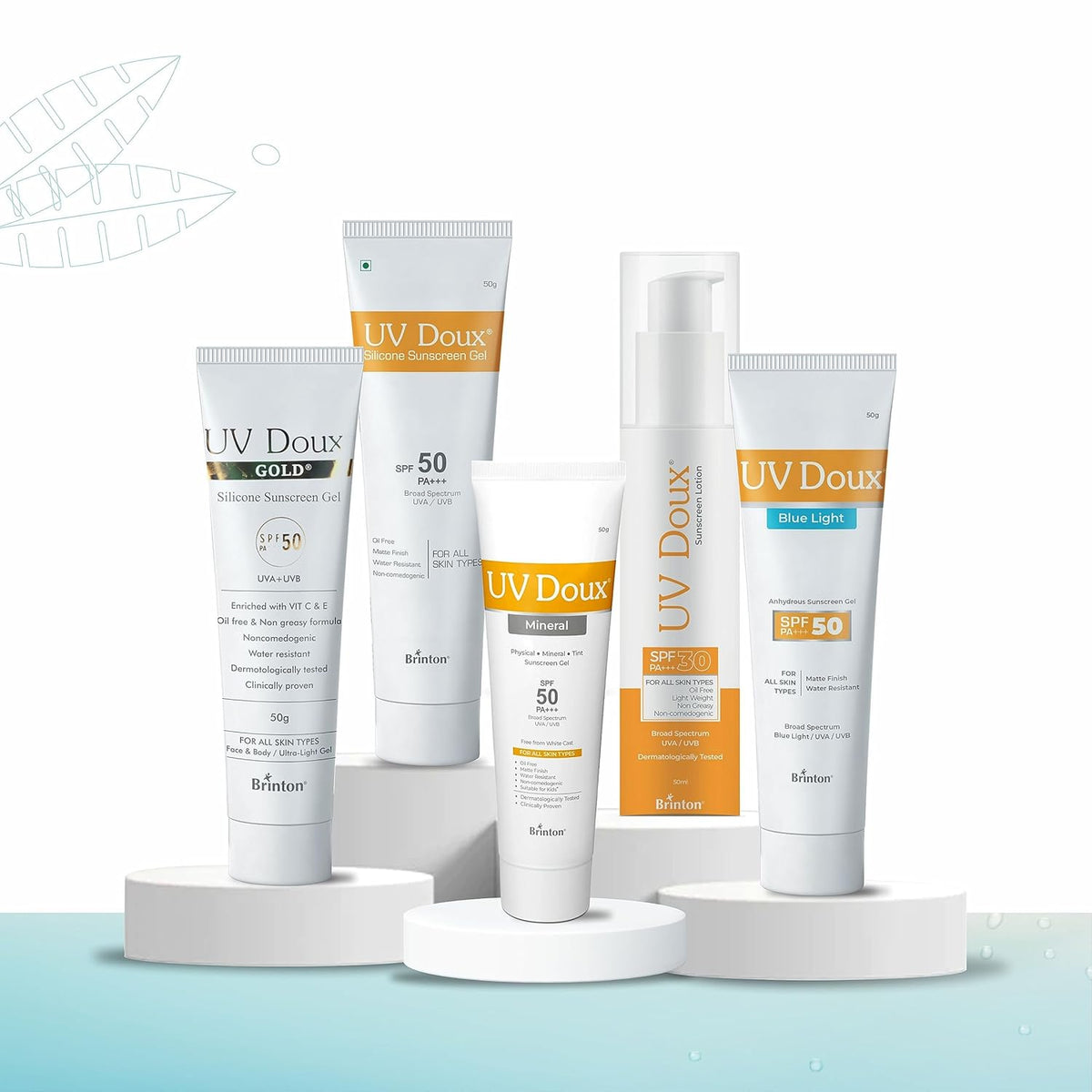 Brinton UV DOUX Mineral Sunscreen Gel - Sun Care Protection, 50g - Image 6