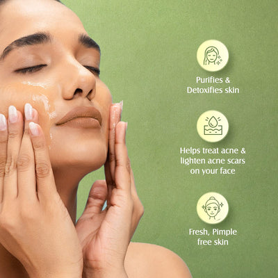 Lotus Herbal Neem & Clove Face Wash with Active Neem Slices - 120 G - Image 4