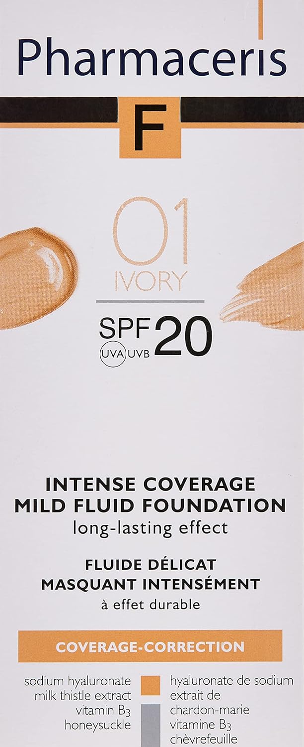 Pharmaceris Intense Coverage Mild Fluid Foundation 30ml - Image 2