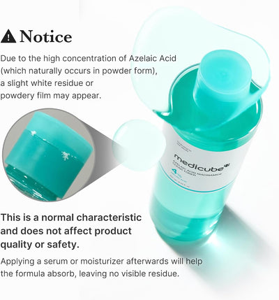 Medicube Azelaic Acid Niacinamide Clarifying Toner - 250ml - Image 6