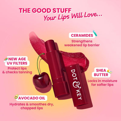Dot & Key Lip Balm SPF 50 with Cherry Crimson - 4.5g - Image 4