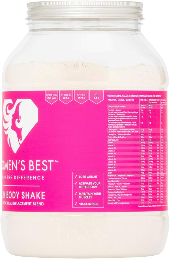 Women's Best Meal Replacement Shape Body Shake Protein Vanilla - 500g