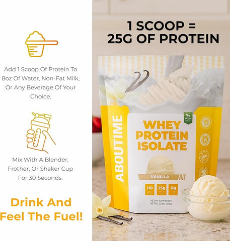 About Time 100% WPI Vanilla Powd 928G