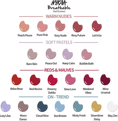 Nykaa Breathable Nail Enamel Peace Out 313 - Colour Cosmetics - Image 7