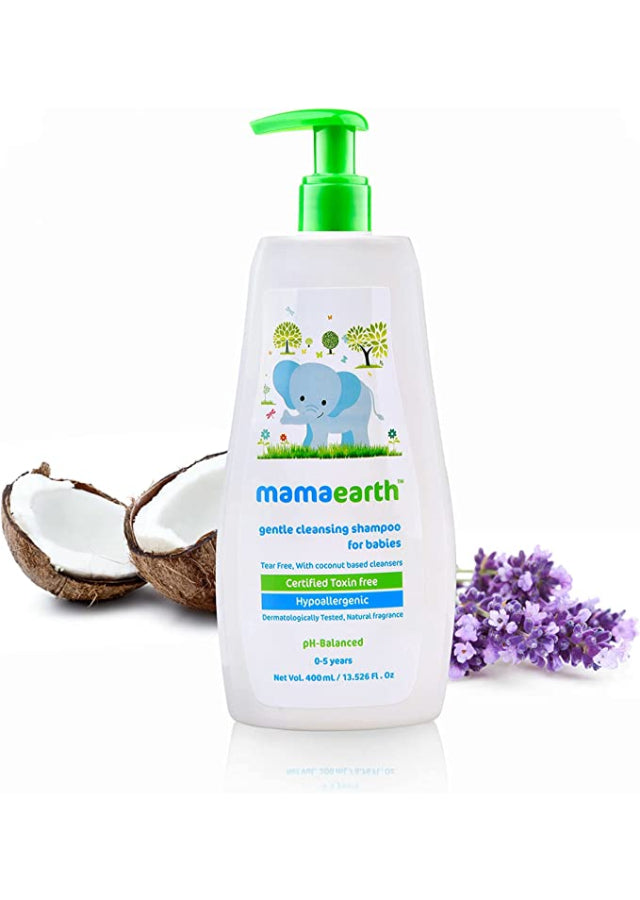 MAMAEARTH Gentle Cleansing Shampoo, 400 ml