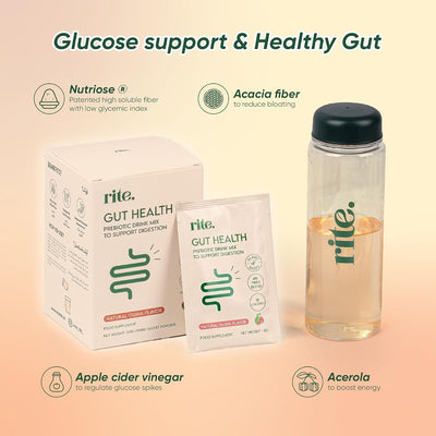 Rite Gut Health Prebiotic Mix - Sugar-Free Guava, 15 Sachets - Image 2