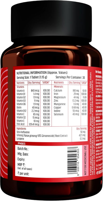 HK Vitals Multivitamin For Women - Zinc, Vitamin C & D - 30 Tablets - Image 7