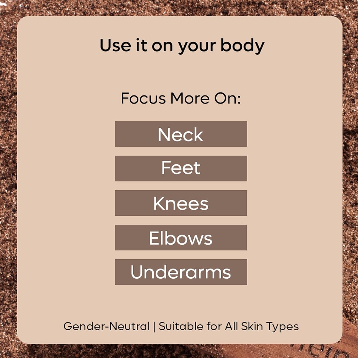 mCaffeine Naked & Raw Coffee Body Scrub - Exfoliating, Tan Removal, 100g - Image 4