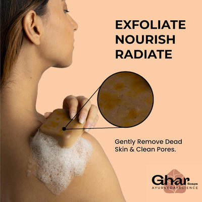 GHAR Magic Soap Sandal Wood - Body Care, 100g - Image 6