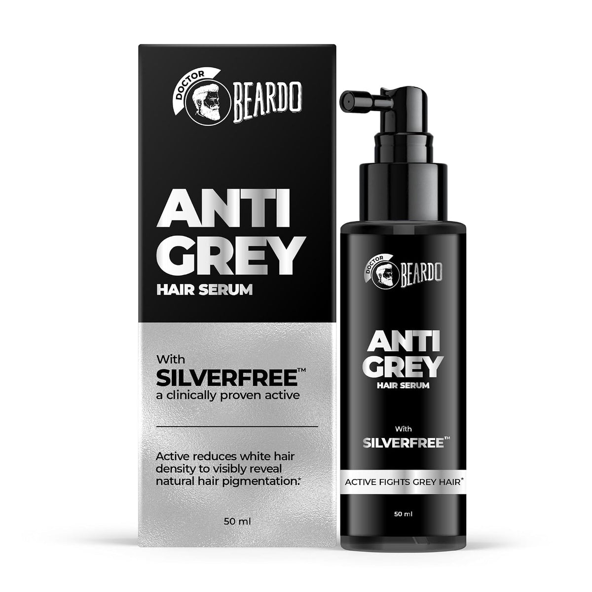 Beardo Anti Grey Hair Serum - 50ml Hair Treatment