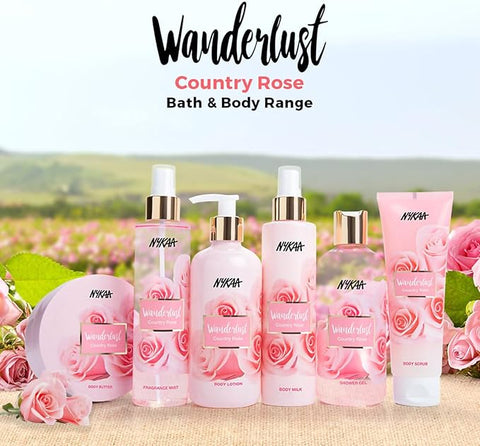 Nykaa Wanderlust Country Rose Body Lotion300ml