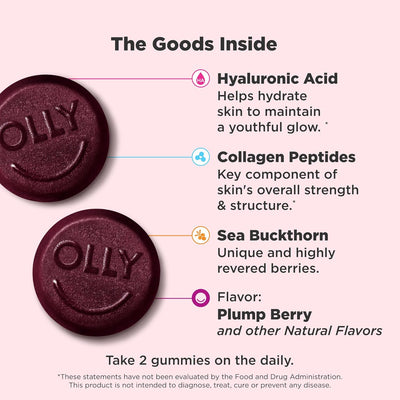 Olly Glowing Skin Gummy Beauty Supplements - 5 Count - Image 2