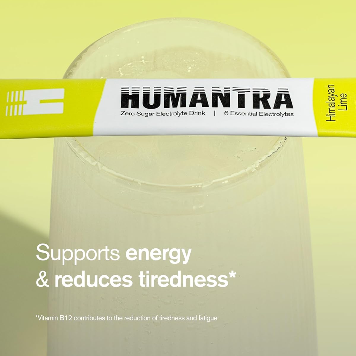Humantra Himalayan Lime Electrolyte Powder Sachets - 6 Electrolytes, Sugar-Free, Vegan - 20 x 3.66g - Image 2