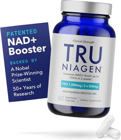 TRU NIAGEN PRO NAD+ Supplement for Anti Aging and Cell Regeneration, 1000 mg