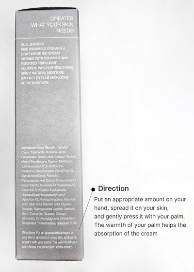 Celimax Dual Barrier Skin Wearable Cream - Long Lasting Moisturizer with Ceramides and Hyaluronic Acid, 50ml - Image 8