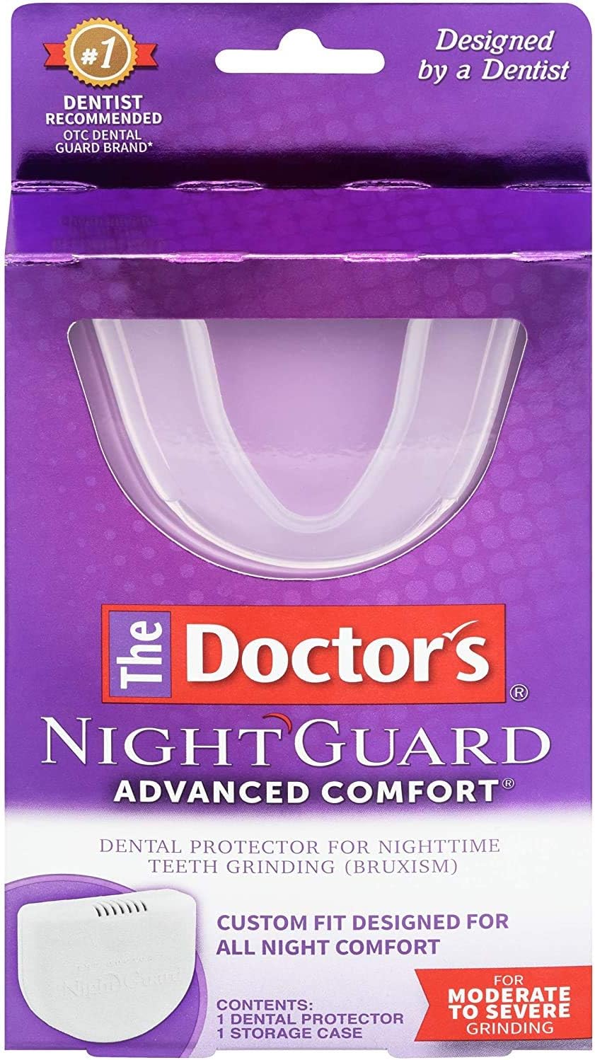The Doctor's Dental Guard for Teeth Grinding, Pack of 2