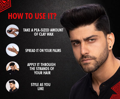 Urban Gabru Rebel Hair Styling Clay Wax for Men - 85g - Image 6