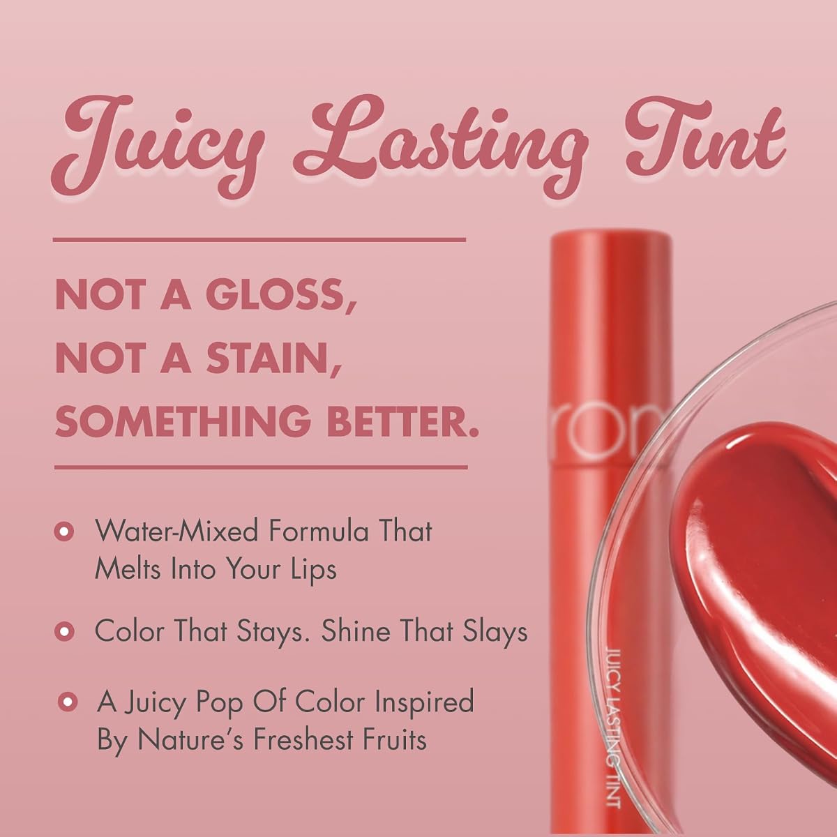 Rom&Nd Juicy Lasting Tint 07 Jujube - Glossy, 5.5g - Image 2