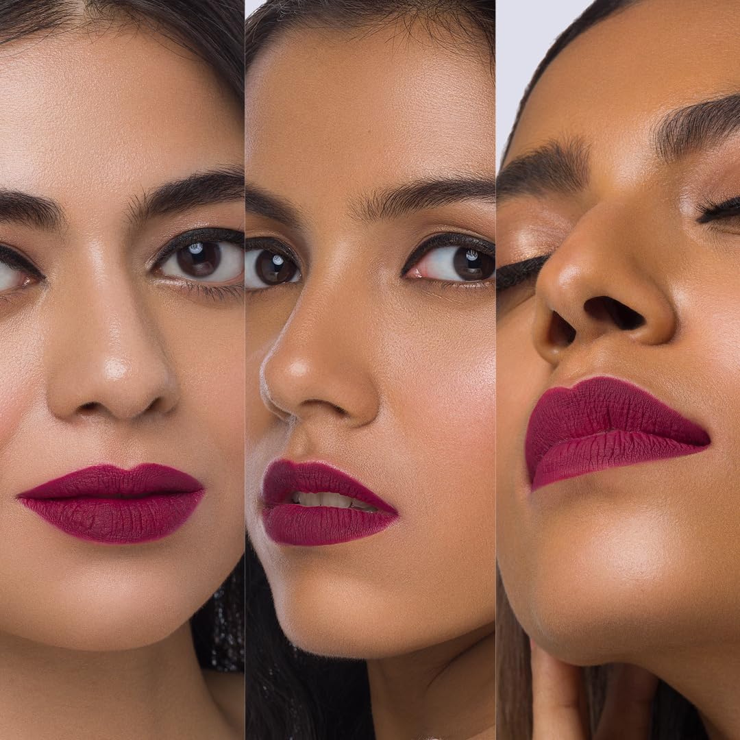 Sugar Cosmetics Matte Attack Transferproof Lipstick - 03 The Grandberries - Image 4