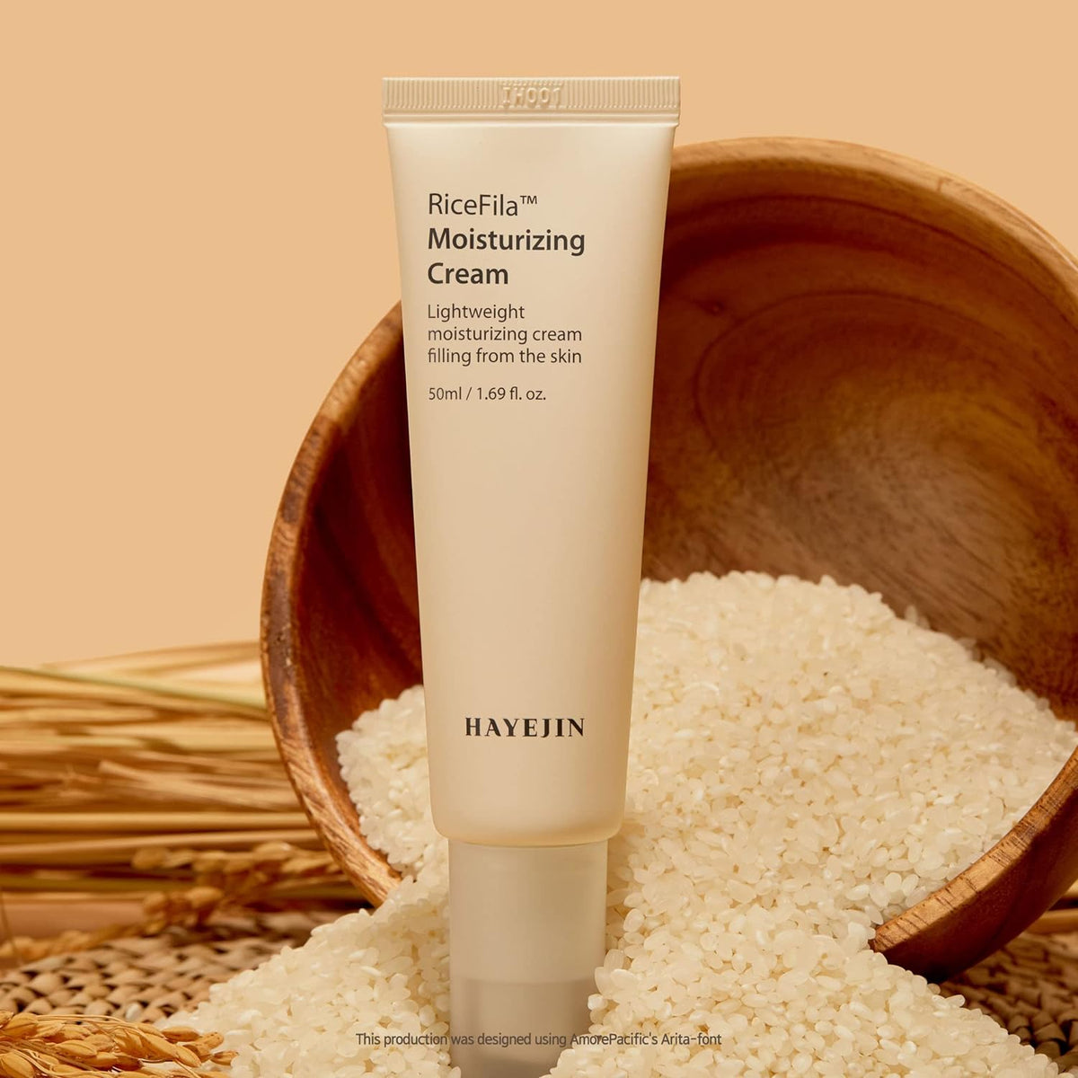 Hayejin RiceFila Facial Moisturizing Cream with Rice - 50ml - Image 3