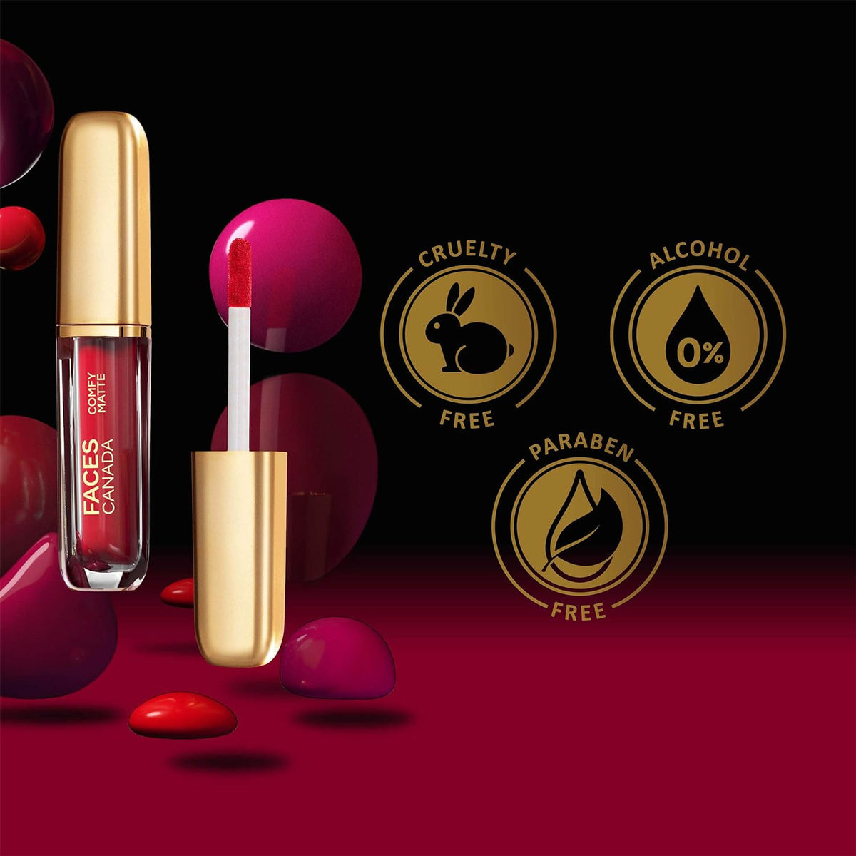 Faces Canada Comfy Matte Lip Colour, Truth Be Told 09 - 3ml - Image 4