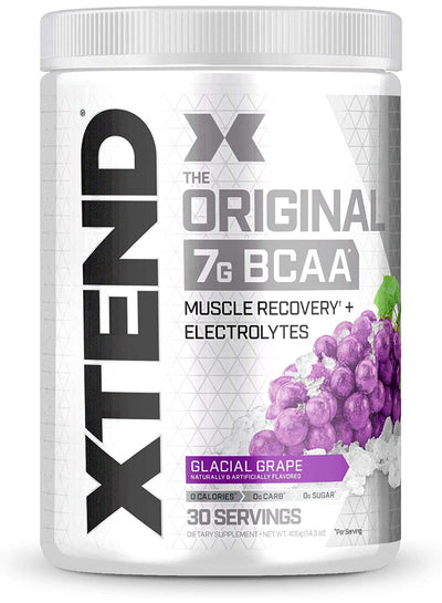 XTEND Original BCAA Powder Glacial Grape - Sports Nutrition, Premium Formulation