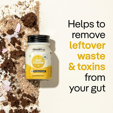 كبسولات تنظيف الأمعاء من ذا غود باغ | عبوة من 14 كبسولة | كبسولات لإزالة السموم | تُحسّن الهضم | تُحسّن صحة الأمعاء