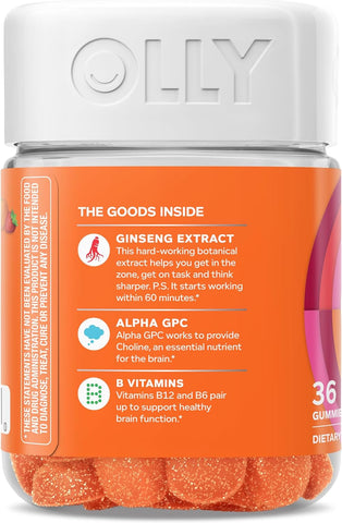 OLLY LAZER FOCUS GUMMY 36