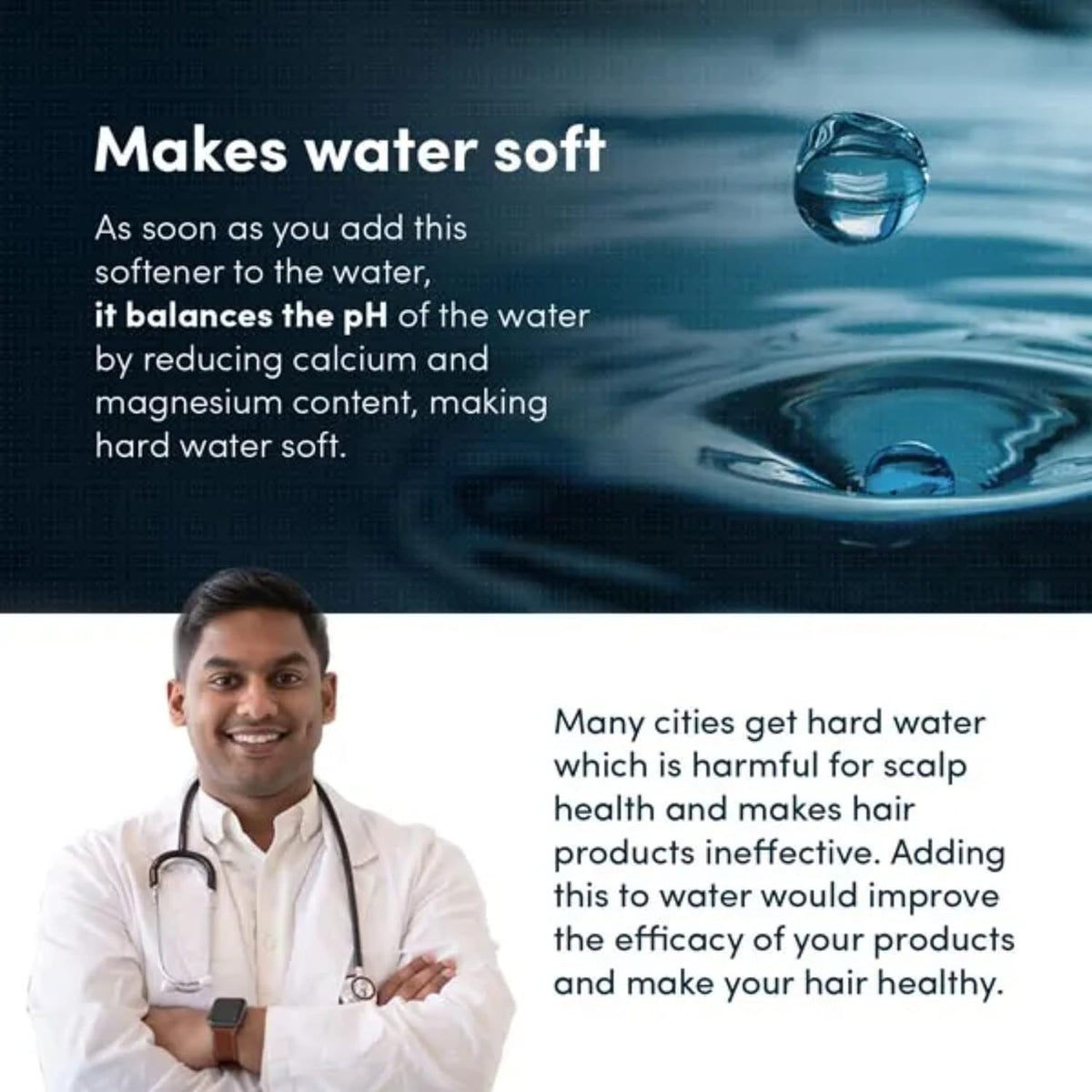 Man Matters Hair Treatment Water Softener Solution - 500ml - Image 4