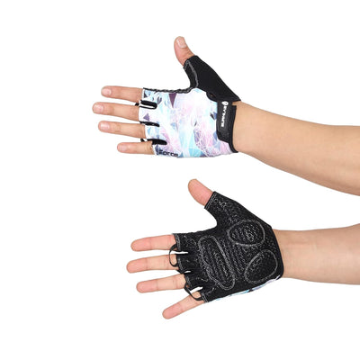 Burnlab Flex Gym Gloves - White & Green, Small - Ideal for Weightlifting & Cycling - Image 8