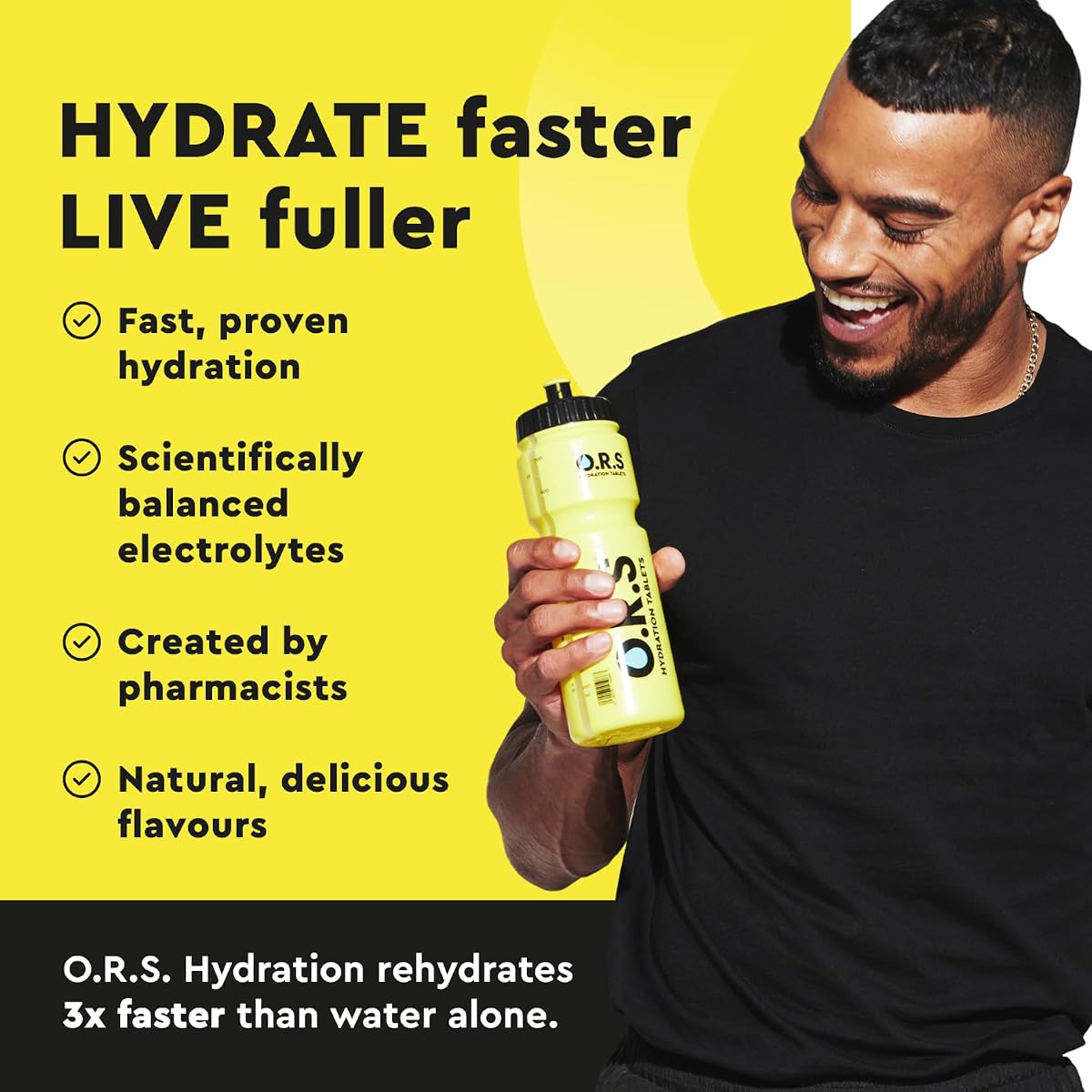 ORS Lemon Electrolyte Hydration Tablets - Vegan, Gluten-Free, 24 Pack - Image 2