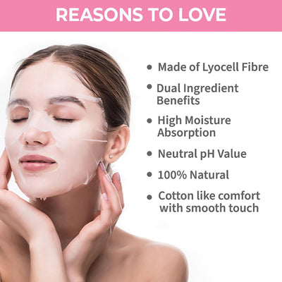 Nykaa Skin Secrets Rice & Camellia Sheet Mask, Single Pack - Image 2