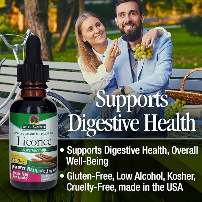 Nature's Answer Licorice Root Fluid Extract 2000mg - 30ml