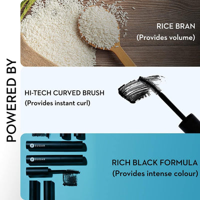 Sugar Cosmetics Uptown Curl Lengthening Mascara - 01 Black Beauty - Image 5