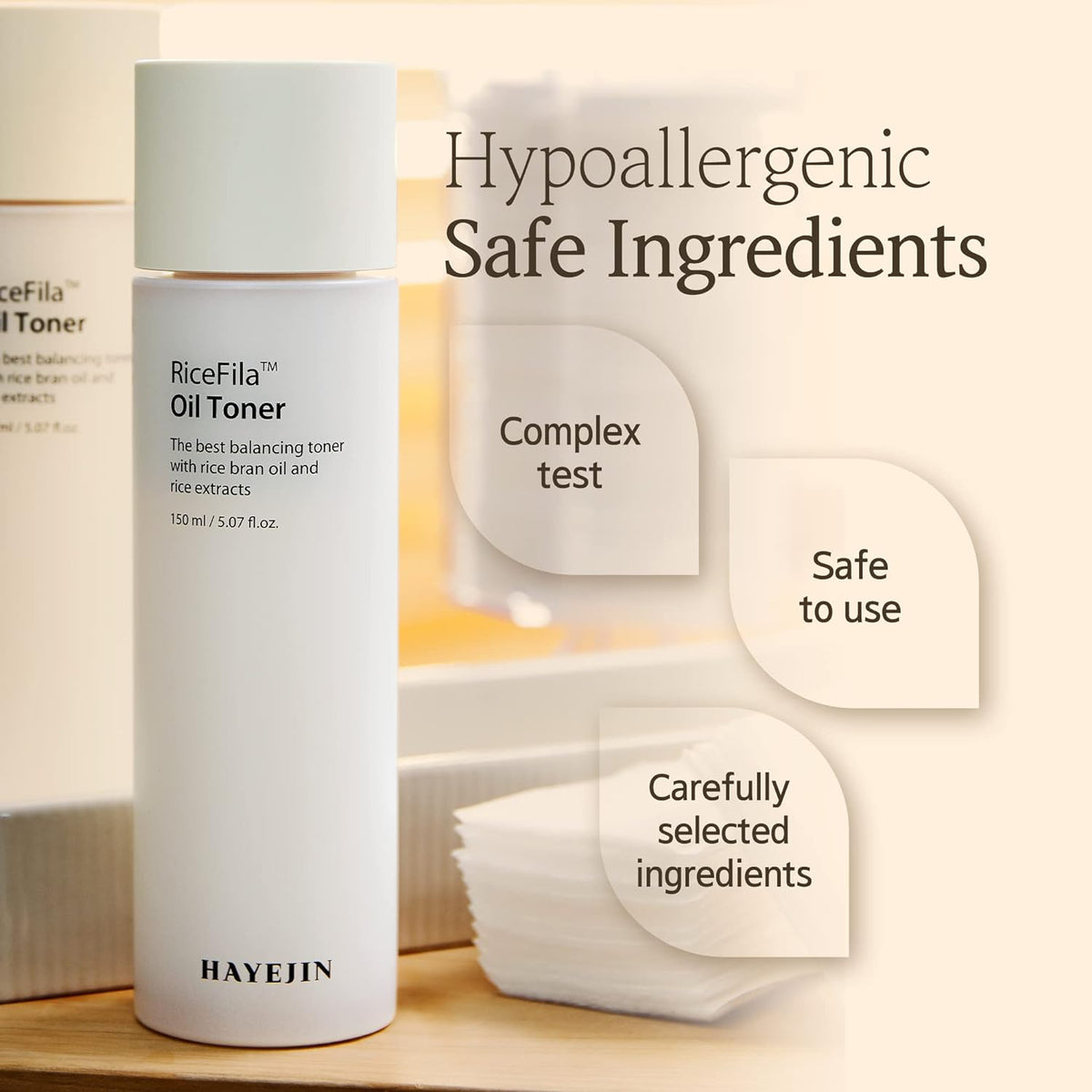 Hayejin RiceFila Oil Toner - Face Serum & Treatment, 150ml - Image 5