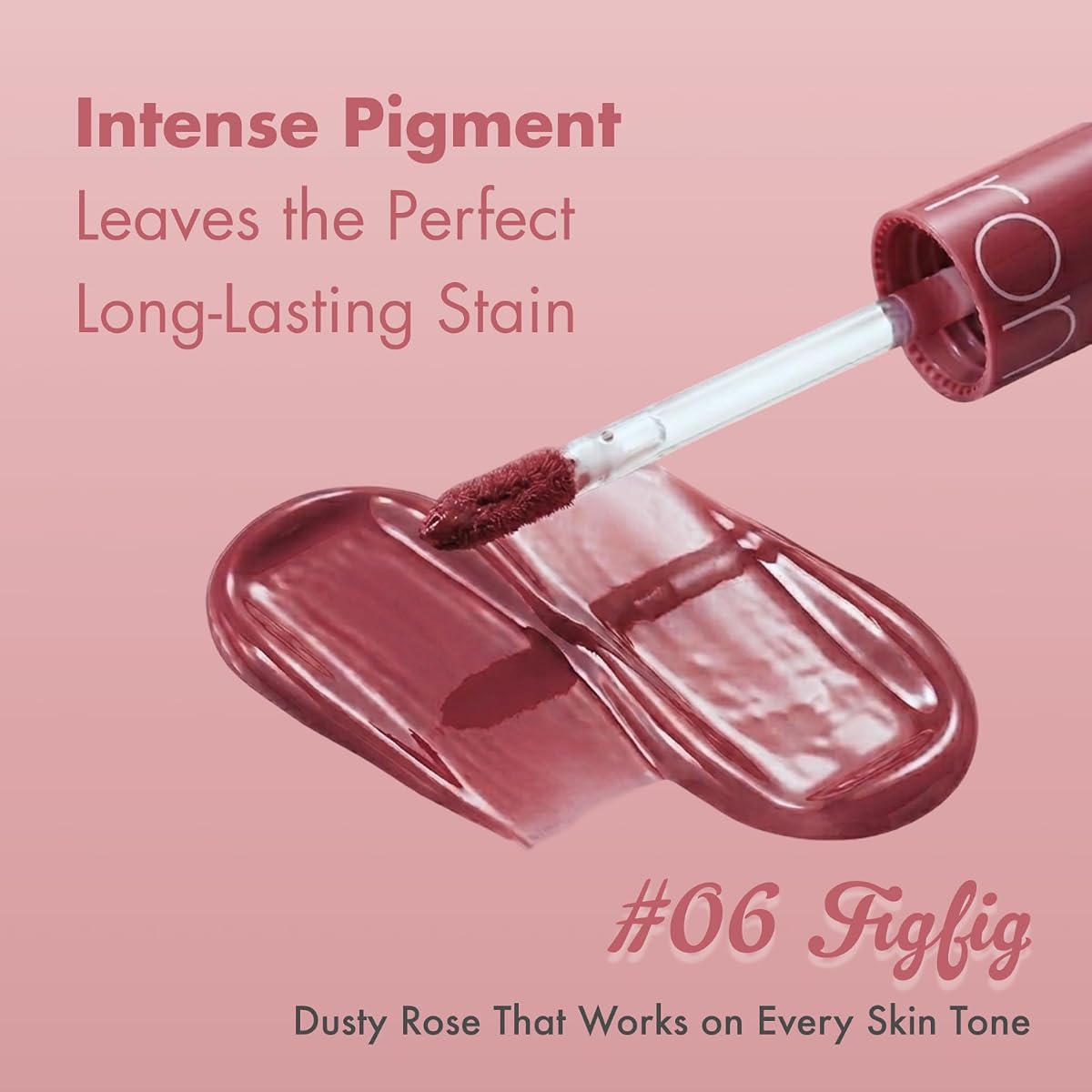 Rom&Nd Juicy Lasting Lip Tint 06 Figfig - Glossy Finish, 5.5g - Image 5