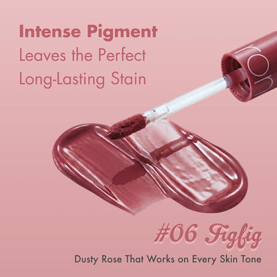 Rom&Nd Juicy Lasting Lip Tint 06 Figfig - Glossy Finish, 5.5g - Image 5