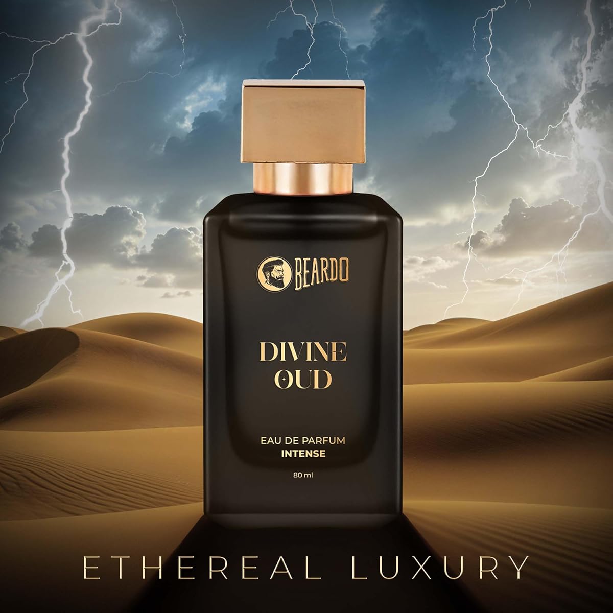 Beardo Divine Oud Perfume - Oriental Scent, EDP - 80ml - Image 2