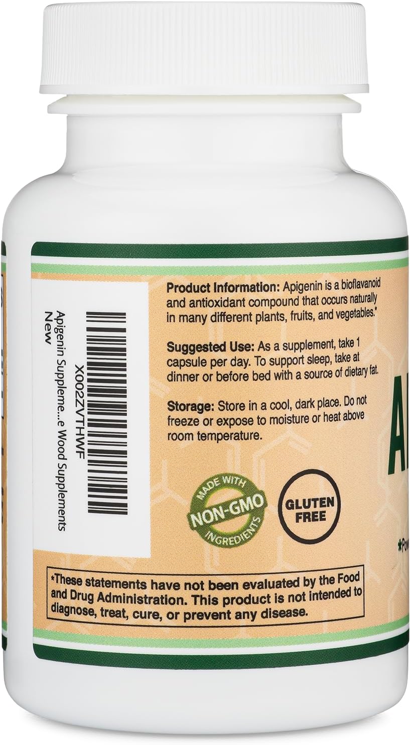 Doublewood Apigenin Supplement - 50mg Capsules, 120 Count - Image 6