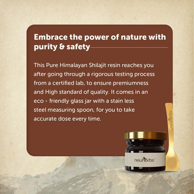 Neuherbs Pure Himalayan Shilajit Resin, Herbal & Ayurvedic, 20g - Image 3