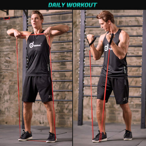 Burnlab Resistance Band, Use for Pull Up Assist Set of 4