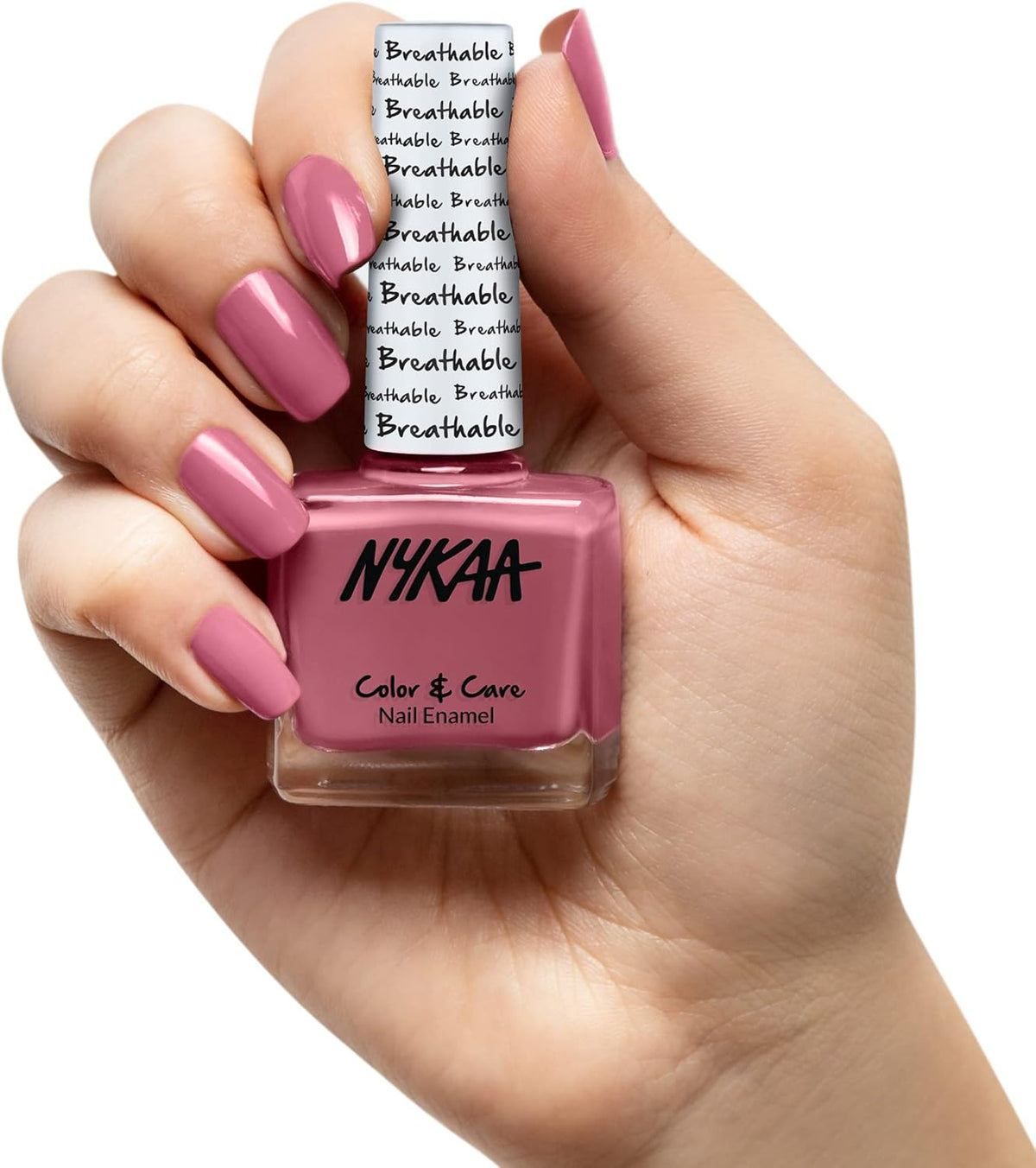 Nykaa Breathable Nail Enamel - Slow Love 315, Colour Cosmetics - Image 2